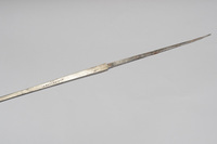 Archived Images\H_numbers\H3501-H4000\H3783.32.02.jpg; H3783.32; La Berardiere fencing foil; foil blade, fencing, French